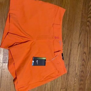 Nike golf shorts, new with tag, orange, flawless
